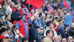 Fani în fața televizorului