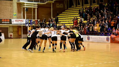 HCM Rm. Vâlcea termină anul 2017 pe locul 2! Situația la vârful Ligii Naționale de handbal feminin la intrarea în vacanță