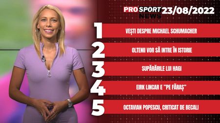ProSport News | Octavian Popescu, criticat din nou de Gigi Becali. Oltenii vor să intre în istorie. Cele mai importante știri ale zilei | VIDEO