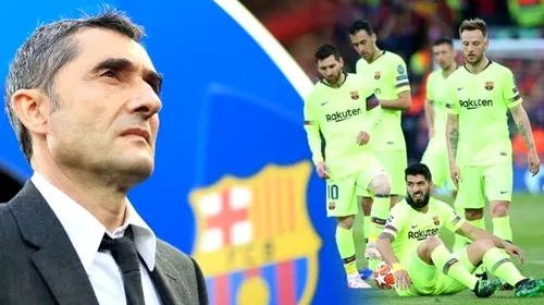„Când ești întors într-un asemenea stil…” Valverde, sincer, după eliminarea dramatică a Barcelonei: „Am fost surprins, nu mi-am dat seama”