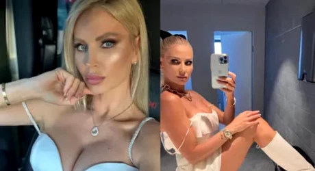 Andreea Bănică s-a pozat aproape dezgolită pe internet. Imagini sexy cu artista: „Arăți ca o puștoaică”