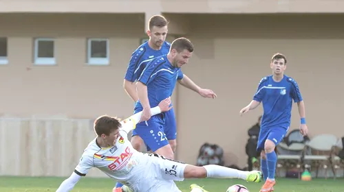 Pandurii – CSM Poli Iași 1-1. Negruț a egalat după o mare greșeală a lui Mihalache și gorjenii au smuls un punct la debutul lui Stoican