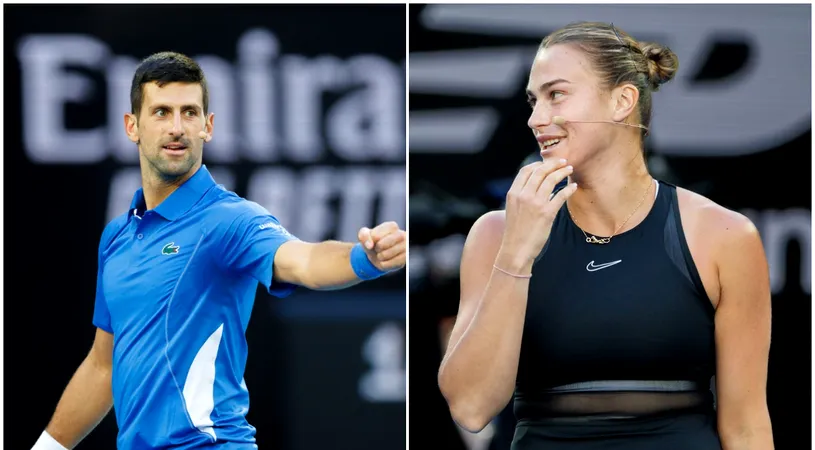 Novak Djokovic a crezut că nu aude bine! Ce a spus Aryna Sabalenka în momentul în care s-a aplecat în fața ei, la Australian Open: „Iubitului meu nu îi va pica bine!