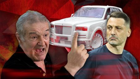 Gigi Becali nu s-a ferit de cuvinte și l-a atacat pe finul Mirel Rădoi: „Păi, mă, nebunule, tu ai cinci galbene și un roșu! I se mai întunecă mintea din mândrie”. EXCLUSIV