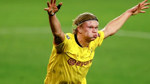 Erling Haaland visează la un transfer în Premier League, deși Borussia Dortmund nu vrea să îl vândă