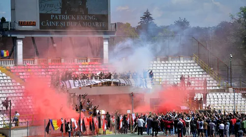 GALERIE FOTO | Lacrimile dinamoviștilor. Jucătorii și suporterii și-au luat rămas bun de la Patrick Ekeng pe stadionul din Ștefan cel Mare