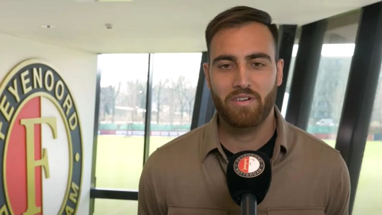 Valentin Cojocaru, prima reacție înainte de finala Conference League în care va fi prezent în lotul lui Feyenoord: „Încă o dată!”