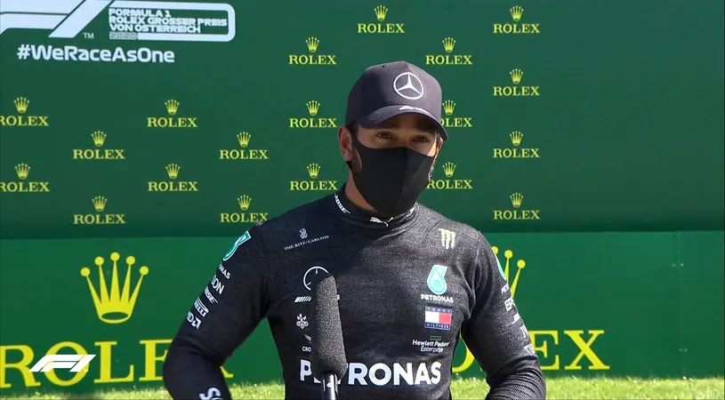 Mercedes promite iar spectacol în Formula 1! Lewis Hamilton, mesaj pentru rivali după calificările din Austria: „E un start perfect! Suntem cea mai bună echipă!” Cine transmite la TV cursa de duminică