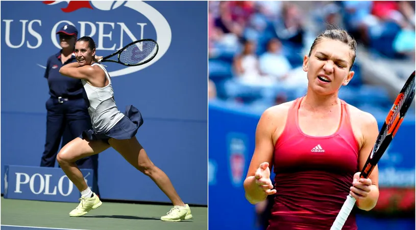 Adversara Simonei Halep, deranjată de noile condiții în care se joacă semifinala US Open. Pennetta a 