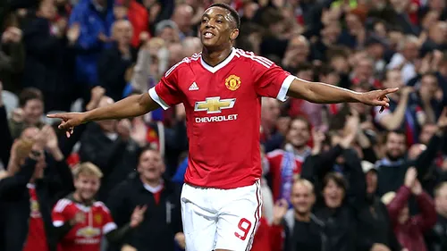 Manchester United, calificare dramatică în finala Cupei Angliei! Martial, puștul de 60 de milioane de euro al lui Van Gaal, a marcat golul victoriei cu Everton în minutul 90+3