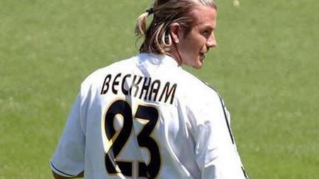 1. David Beckham - 23