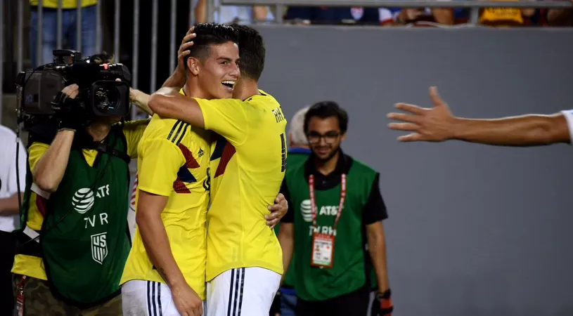 VIDEO | Gol genial marcat de James Rodriguez pentru Columbia! Mijlocașul lui Bayern a deschis scorul într-un meci dramatic, cu două întoarceri de rezultat