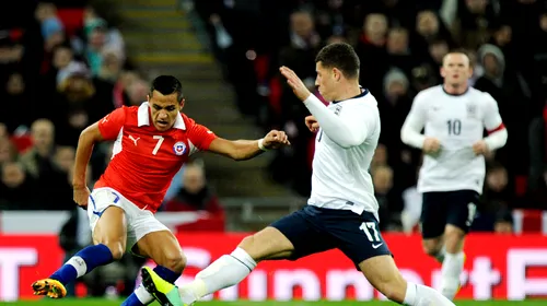Experimentele lui Hodgson au eșuat: Anglia-Chile 0-2! VIDEO – Dubla lui Alexis