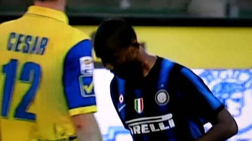 Inter, decapitată!** Vezi ce pedeapsă a primit Eto’o după lovitura aplicată în stil „Zidane”
