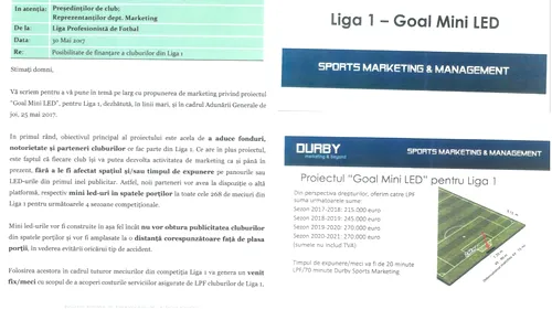 Unde dai și unde crapă: dezvăluirile ProSport despre afacerea propusă de LPF cluburilor l-a făcut pe patronul firmei care a trimis prezentarea să trimită niște cereri neobișnuite