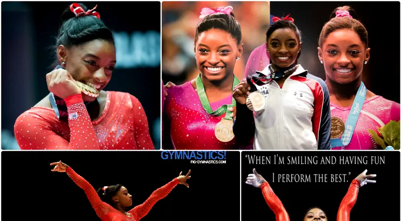 10-le Nadiei și 10-le lui Simone. Americanca Biles este prima sportivă cu 10 titluri mondiale în palmares în gimnastica artistică