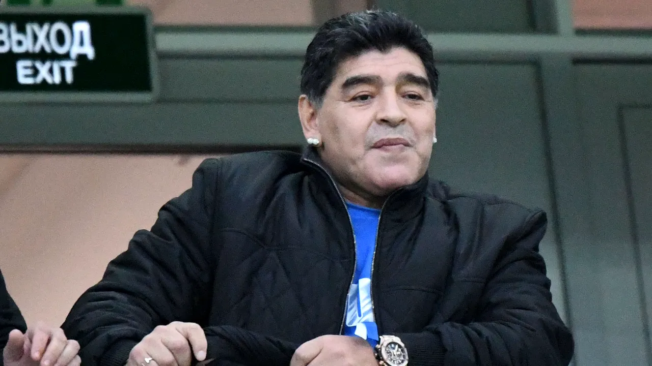 Maradona, dat în vileag de englezi. Cât câștigă Diego pentru fiecare apariție în Rusia