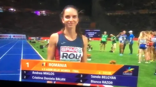 Ștafeta feminină a României de 4×400 m, locul 7 în finala Europenelor din Berlin. Cum arată clasamentul pe medalii înaintea ultimei zile de concurs