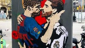 Pique și Ramos se sărută înainte de El Clasico. Imagine șoc în ziua marelui meci Barcelona - Real Madrid