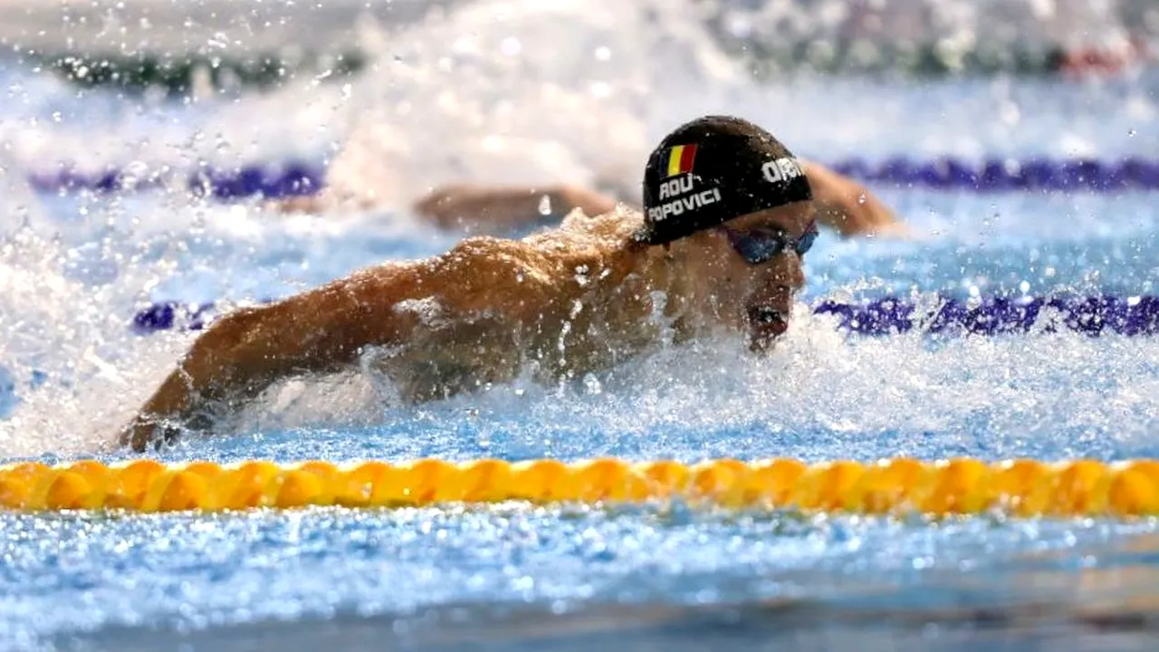 David Popovici și comparația cu uriașul Michael Phelps: „Dacă el a fost rechin, eu acolo mă regăsesc!”