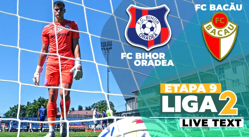 FC Bihor câștigă în fața FC Bacău cu un gol dat din penalty. Echipa lui Erik Lincar rămâne invincibilă acasă, cea a lui Costel Enache coboară de pe locurile calificabile în play-off