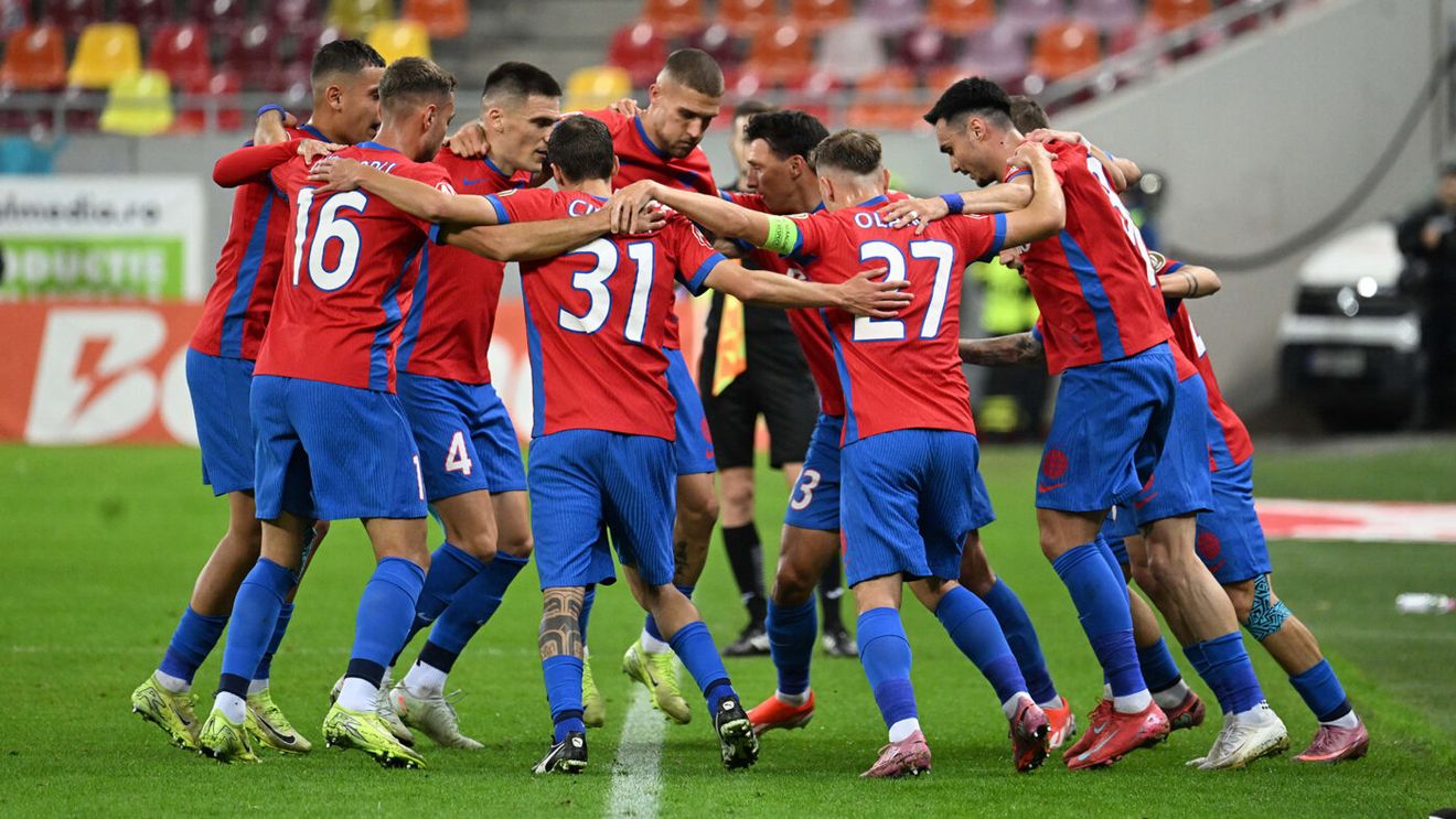 FCSB - UTA 4-0, în etapa 14 din Superliga. Victorie clară a campioanei, în fața unei echipe care a jucat o repriză în inferioritate