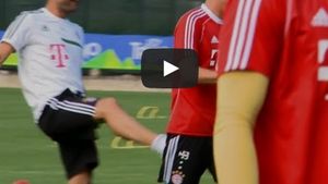 Fază amuzantă la antrenamentul lui Bayern. VIDEO - Cum l-a "pedepsit" Pep pe Robben