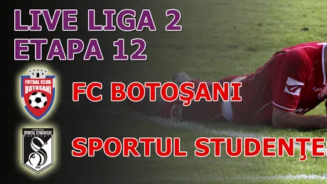FC Botoșani - Sportul Studențesc 1-0!** Cârjan relansează lupta pentru promovare