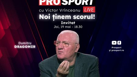 ProSport Live, o nouă ediție premium pe prosport.ro! Dumitru Dragomir e pregătit să dea cele mai bune ponturi în Superliga lu' Mitică