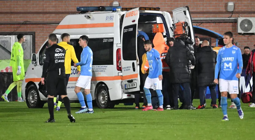 Situația lui Alexandru Gîț după fractura de tibie și peroneu. Promisiunea lui Florin Pîrvu: ”Facem tot posibilul pentru ca revenirea lui să fie în Liga 1”