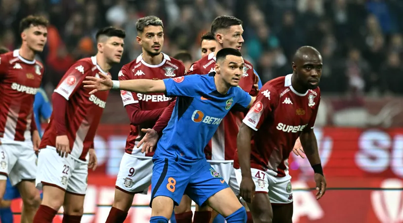 Lille și Trabzonspor au venit să cumpere vedetele lui Gigi Becali, dar după Rapid - FCSB 4-0 au plecat cu trei rapidiști pe lista de transferuri! ProSport, confirmat: scouterii veniseră pentru Dawa și Șut