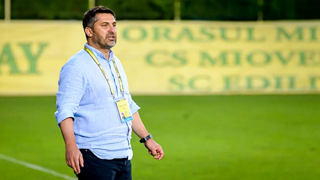 Claudiu Niculescu este dezamăgit după ratarea promovării în Liga 1, însă își felicită băieții: „Au avut o atitudine extraordinară!”