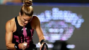 Moment incredibil la Guadalajara! Cum s-a putut bucura Maria Sakkari după ce i-a luat locul Simonei Halep în clasamentul pentru Turneul Campioanelor: urmează un meci decisiv pentru calificare | VIDEO