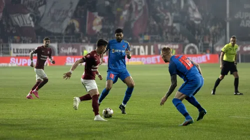 Rapid - FCSB 1-0, în runda a 5-a din play-off. Adrian Mutu se revanșează în fața suporterilor și obține o victorie mare în derby! Horațiu Moldovan, seară de senzație în poarta giuleștenilor