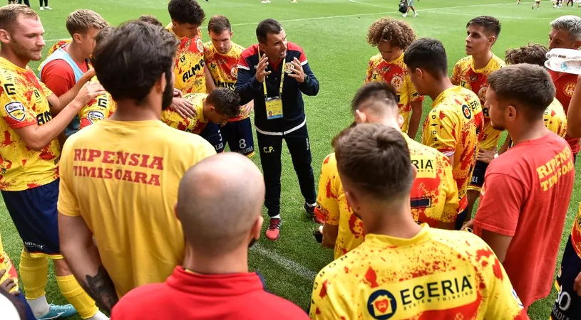 Ripensiștii așteaptă cu nerăbdare meciul cu Dinamo din 16-imile Cupei României: ”Orice este posibil!” Cosmin Petruescu își dorește susținere din tribune și din partea fanilor Politehnicii