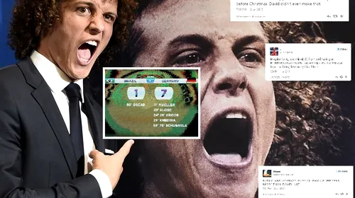 Zece reacții tragicomice după desemnarea brazilianului David Luiz în cea mai bună echipă a anului 2014. „O să pariez și eu 5 lire că iau Balonul de Aur”