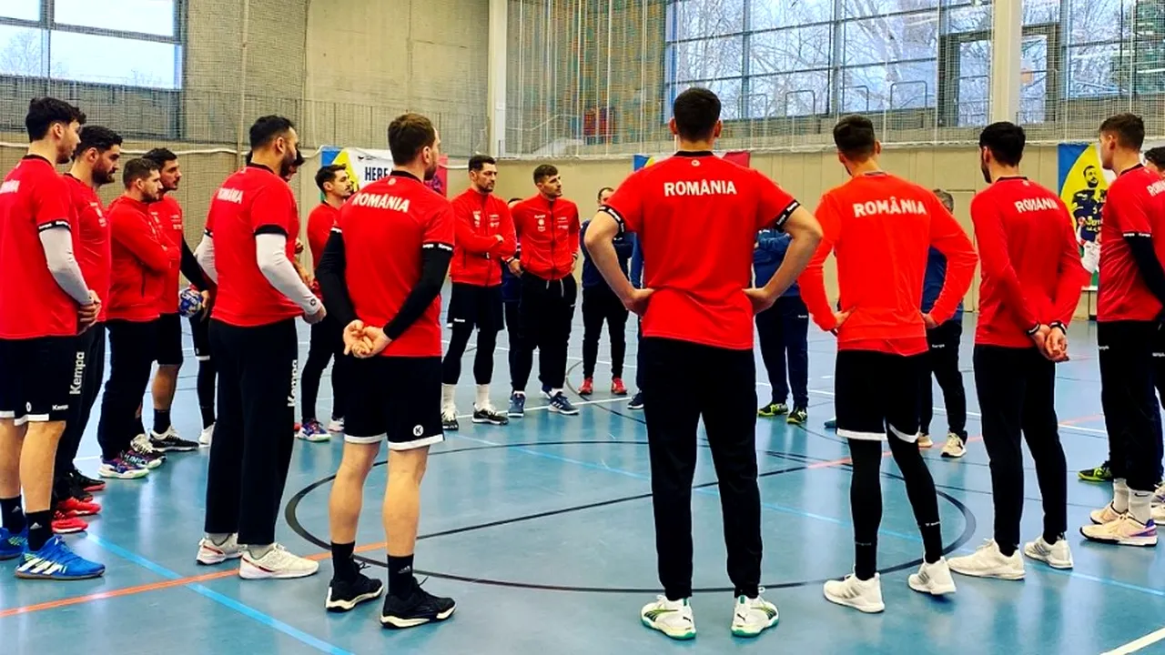 Se știe lotul României pentru meciurile cu Macedonia de Nord! Lista celor 20 de jucători cu care se atacă Campionatul Mondial de handbal masculin