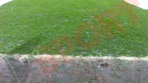 FOTO EXCLUSIV** Fața nevăzută a gazonului de pe Național Arena! Cum arată suprafața de joc cu 2 zile înainte de Steaua-Twente