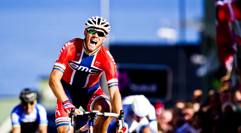 Thor Hushovd, campion mondial la ciclism în 2010, se va retrage din activitate la finalul sezonului