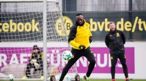 Bolt a prins curaj după ce s-a antrenat cu Dortmund: „Mă văd jucând cel mult patru ani. Vreau să fiu bun” Jamaicanul a surprins la sesiunile de pregătire, iar antrenorul Borussiei i-a răspuns imediat