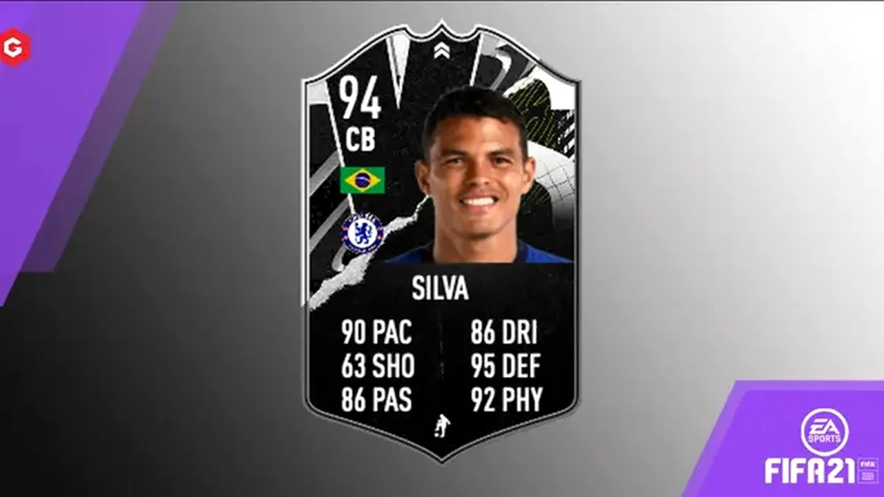 Seria Showdown revine în FIFA 21! Thiago Silva a primit un super card și devine unul dintre cei mai buni fundași din ePremier League