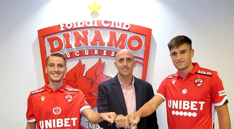 OFICIAL! Dinamo, două noi transferuri! Raul Garcia Asid și Antonio Iglesias Hidalgo vin în Ștefan cel Mare! Anunțul lui Rufo Collado | FOTO