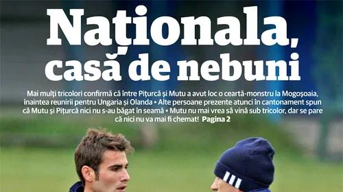 ADIO, Mutu!** Mai mulți tricolori au confirmat că între Pițurcă și „Briliant” a avut loc un scandal monstru: „”Înjurături și ceartă la cuțite!”