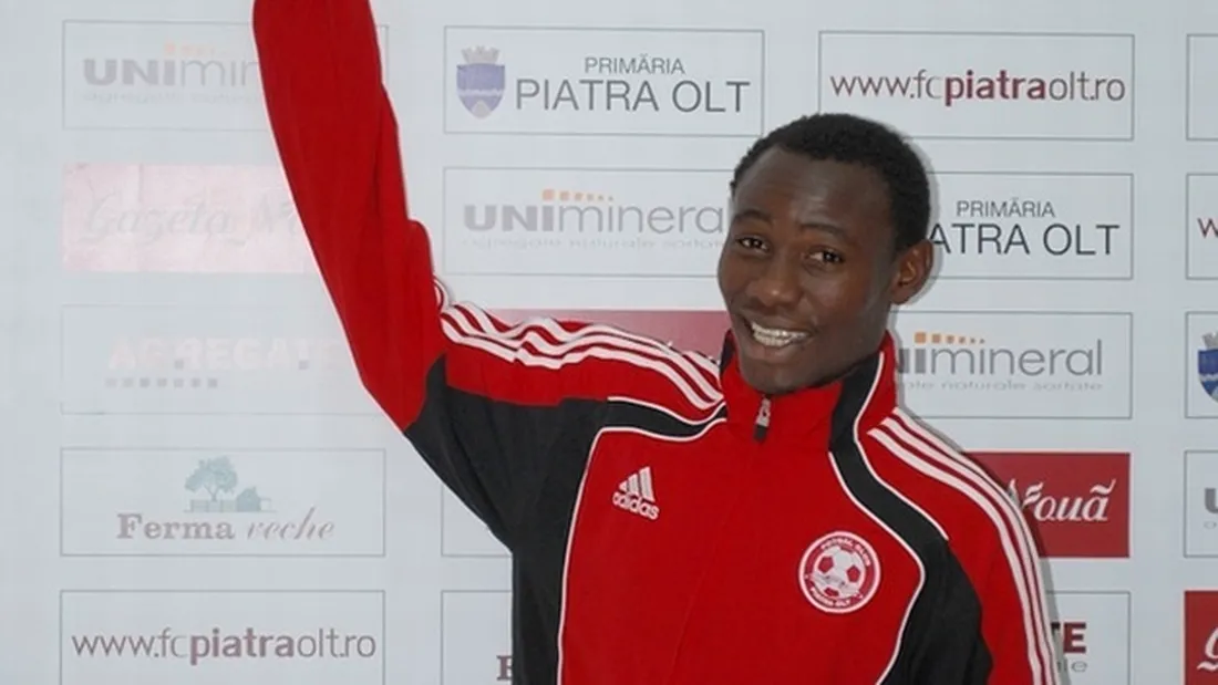 FC Piatra Olt** a transferat un nou jucător de culoare