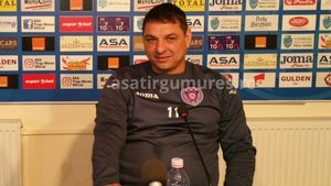 Ganea, debut cu punct pe banca echipei ASA Târgu Mureș. "Cât există șanse de a ne salva, credem în ele și vom lupta până la capăt"