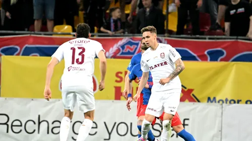 Louis Munteanu a vrut să se bată cu Valentin Crețu. Înjurături şi amenințări, pe teren, la cea mai încinsă fază din FCSB – CFR Cluj 3-2