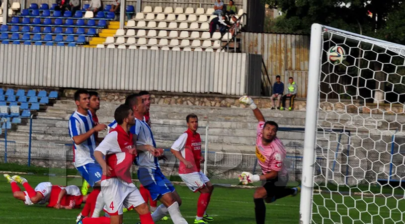 Victorie oarbă:** FC Hunedoara a învins dintr-un autogol
