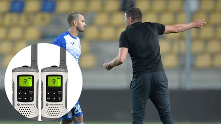 Aici baza. Recepție. Caz incredibil în Liga 1: patronul care voia să-și controleze echipa prin wakie-talkie. "Zicea că vede mai bine meciul de sus!"