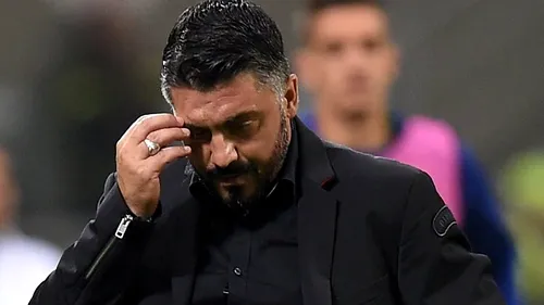 Gattuso, la capătul puterilor: 