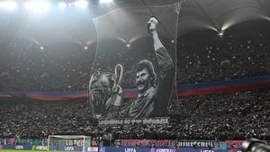 Tablou special cu Helmut Duckadam. E unic pentru că e făcut din cafea şi ness: unde va ajunge!